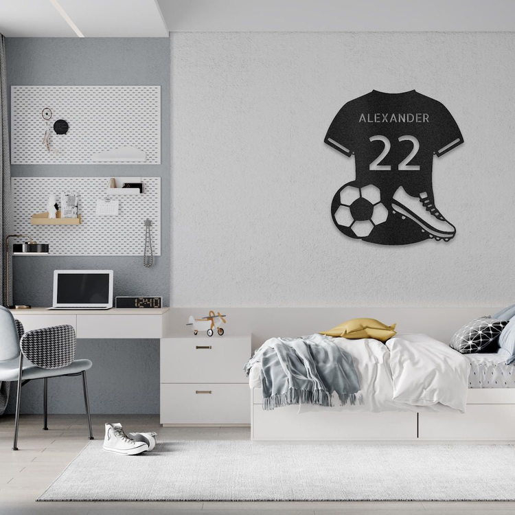 Personalized Sports Metal Wall Art | Sovereign Metalworks