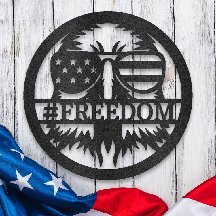 Personalized Patriotic Metal Wall Art | Sovereign Metalworks