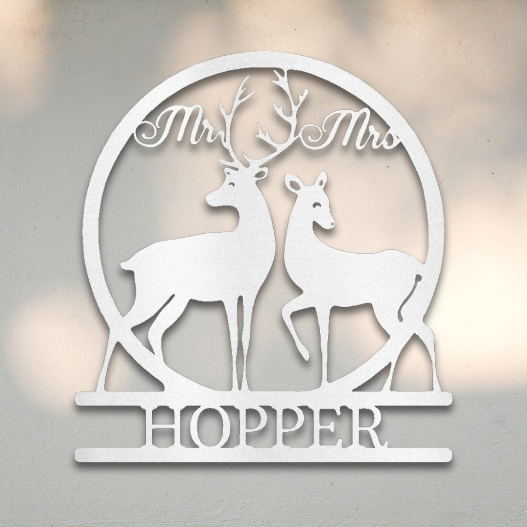 Buck & Doe Custom Metal Wall Art | Sovereign Metalworks