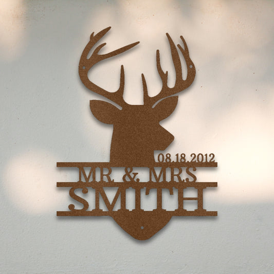 Majestic Buck Custom Metal Wall Art | Sovereign Metalworks