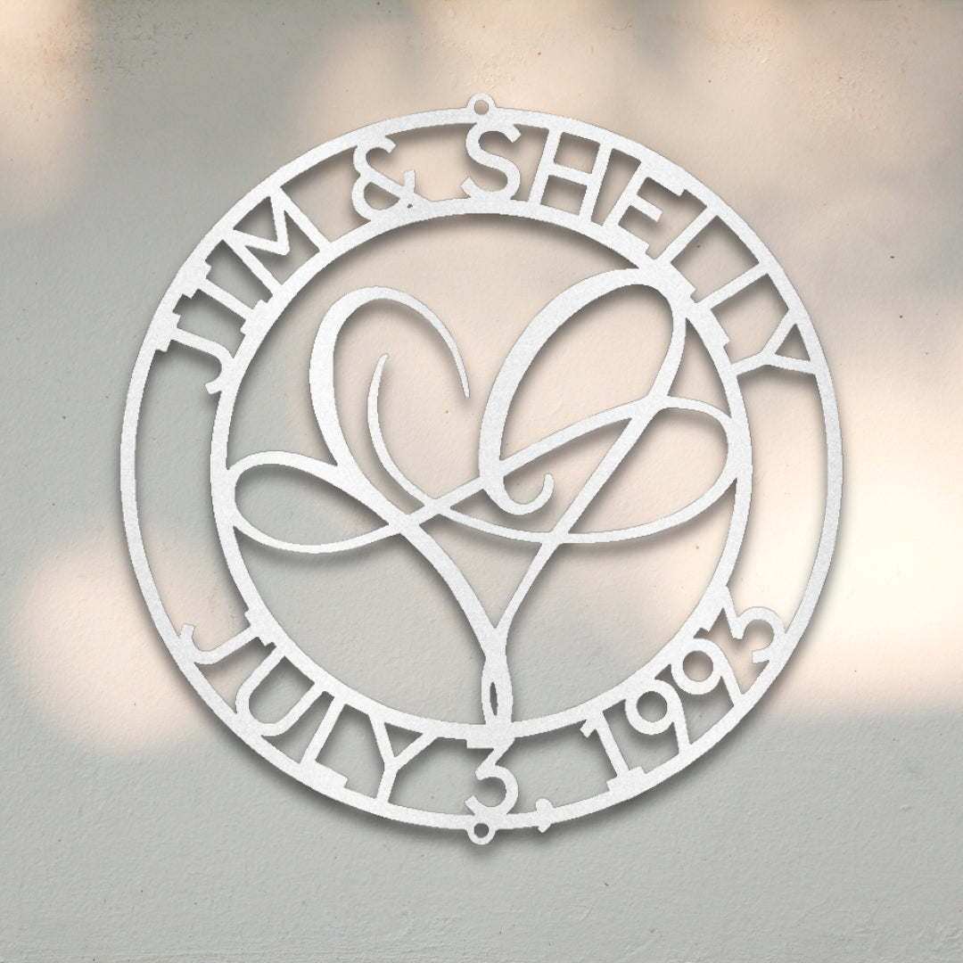 Infinite Love Custom Metal Wall Art | Sovereign Metalworks