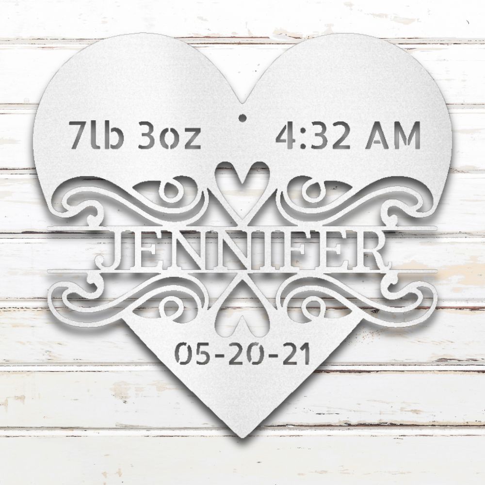 New Beginnings Metal Wall Art (White) | Shop Custom Metal Signs & Wall Decor | Sovereign Metalworks