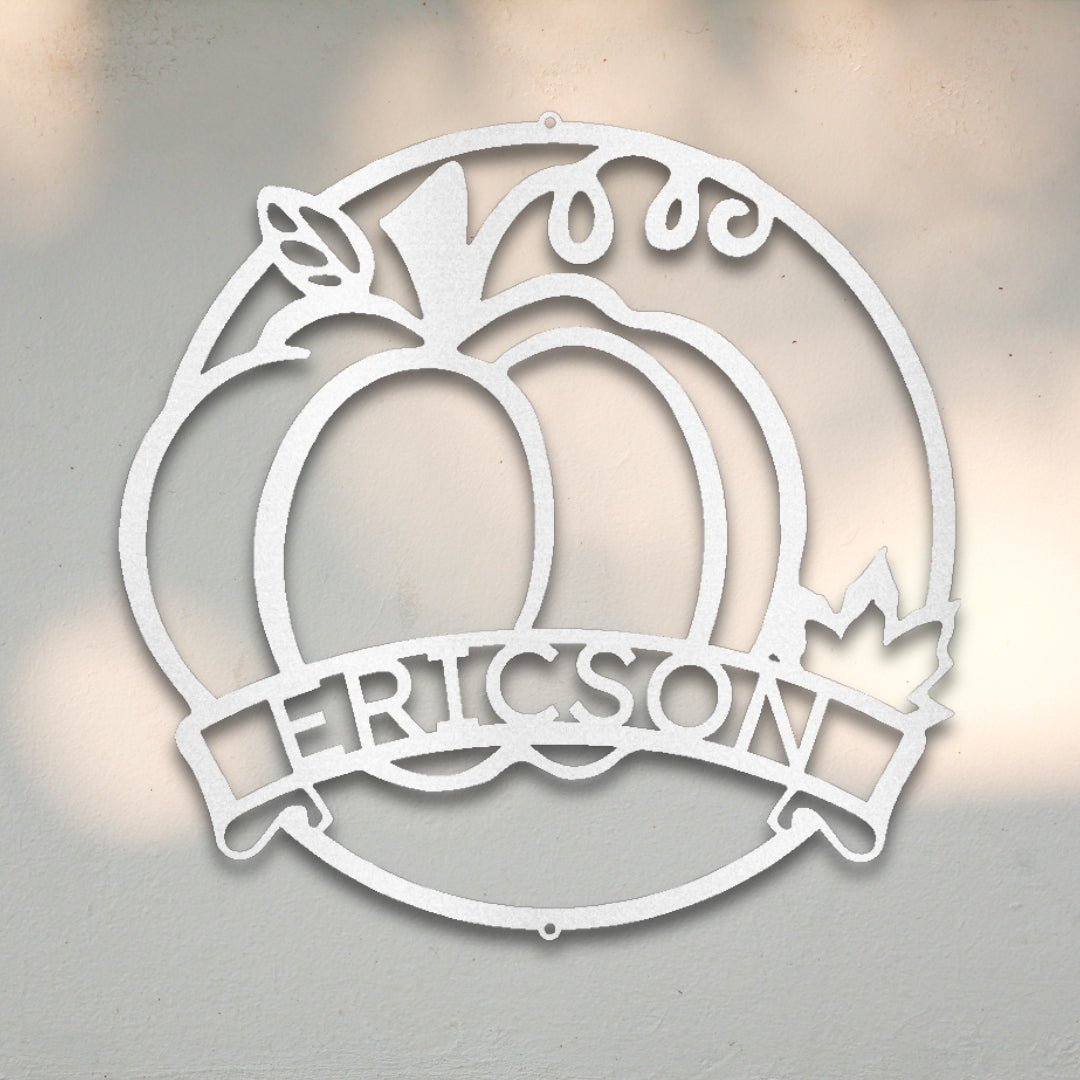 Pumpkin I Custom Metal Wall Art | Sovereign Metalworks