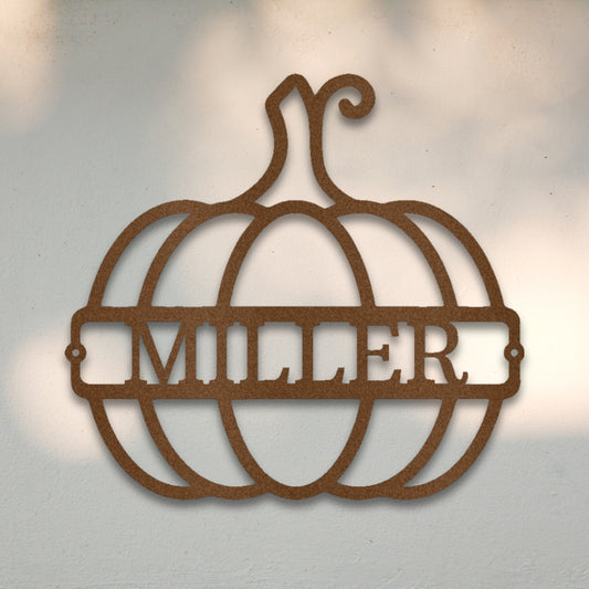 Pumpkin II Custom Metal Wall Art | Sovereign Metalworks