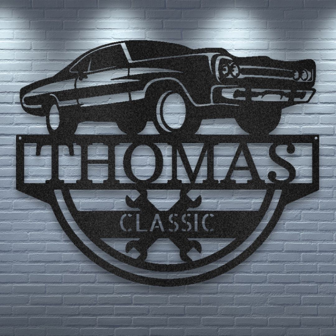 Personalized Automotive Metal Wall Art | Sovereign Metalworks