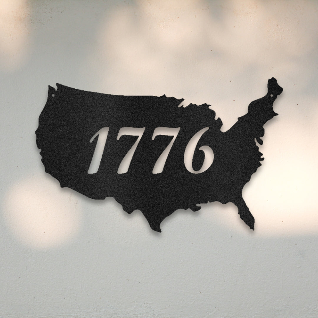 1776 Metal Wall Art | Sovereign Metalworks