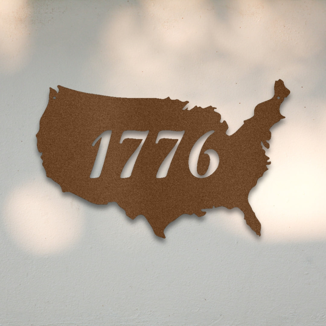 1776 Metal Wall Art | Sovereign Metalworks