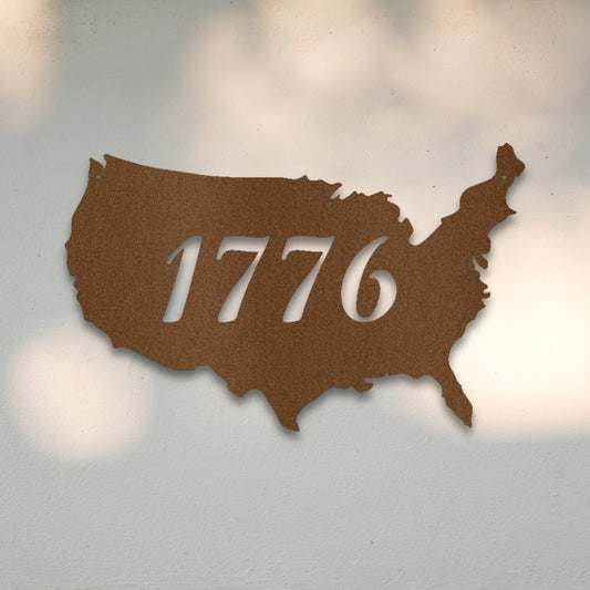 1776 Metal Wall Art | Sovereign Metalworks