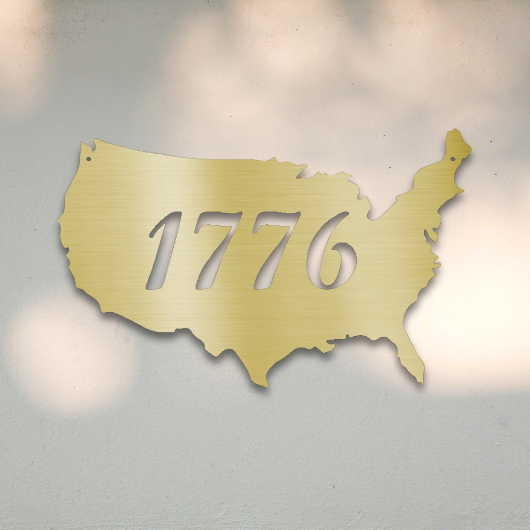 1776 Metal Wall Art | Sovereign Metalworks