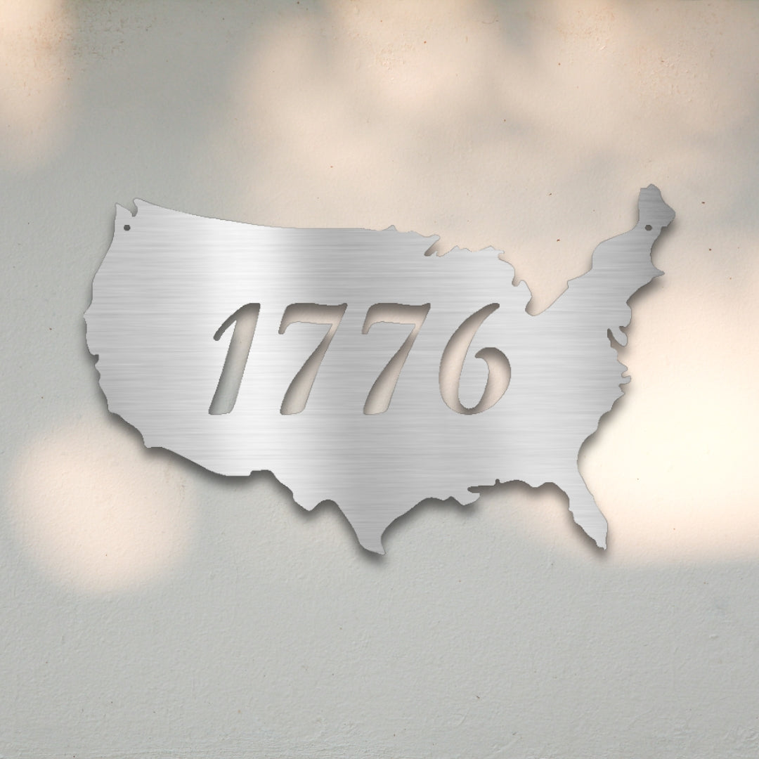 1776 Metal Wall Art | Sovereign Metalworks