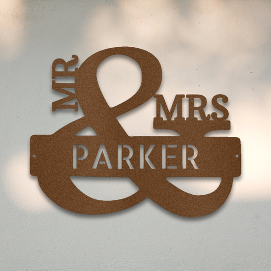 Better Half Ampersand Custom Metal Wall Art | Sovereign Metalworks
