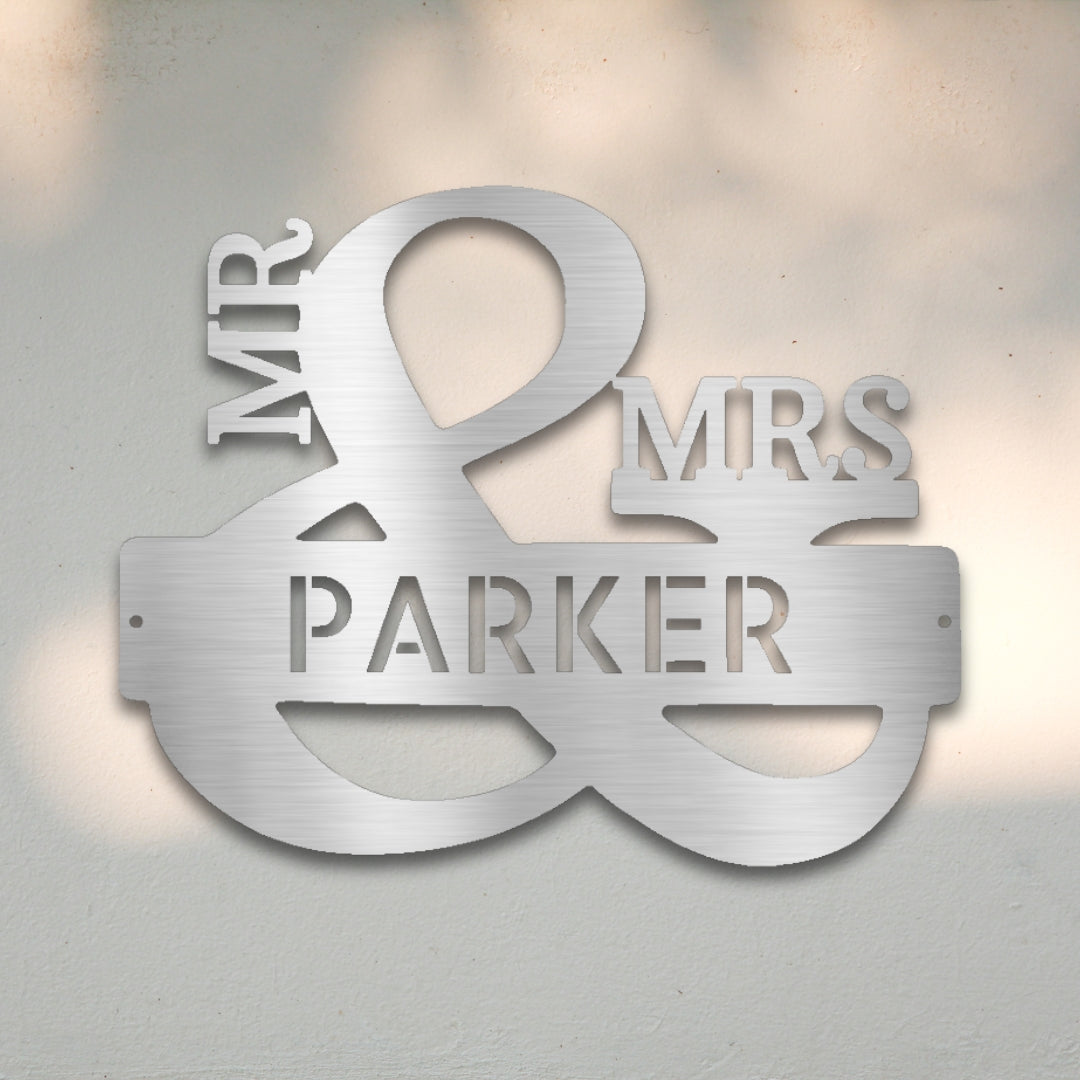 Better Half Ampersand Custom Metal Wall Art | Sovereign Metalworks