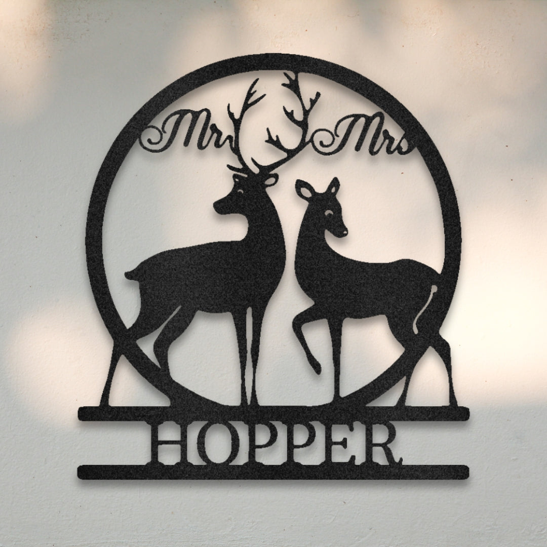 Buck & Doe Custom Metal Wall Art | Sovereign Metalworks