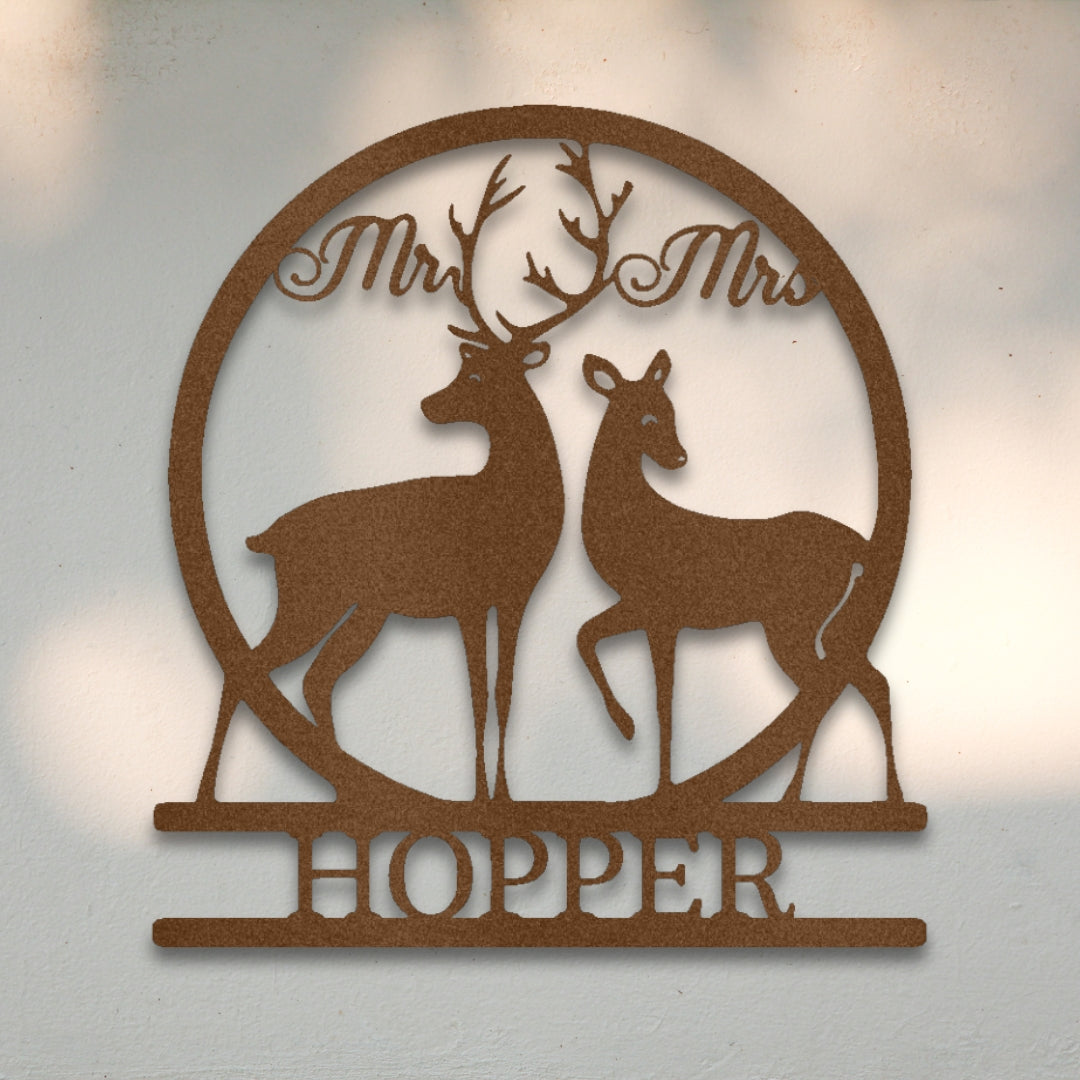 Buck & Doe Custom Metal Wall Art | Sovereign Metalworks