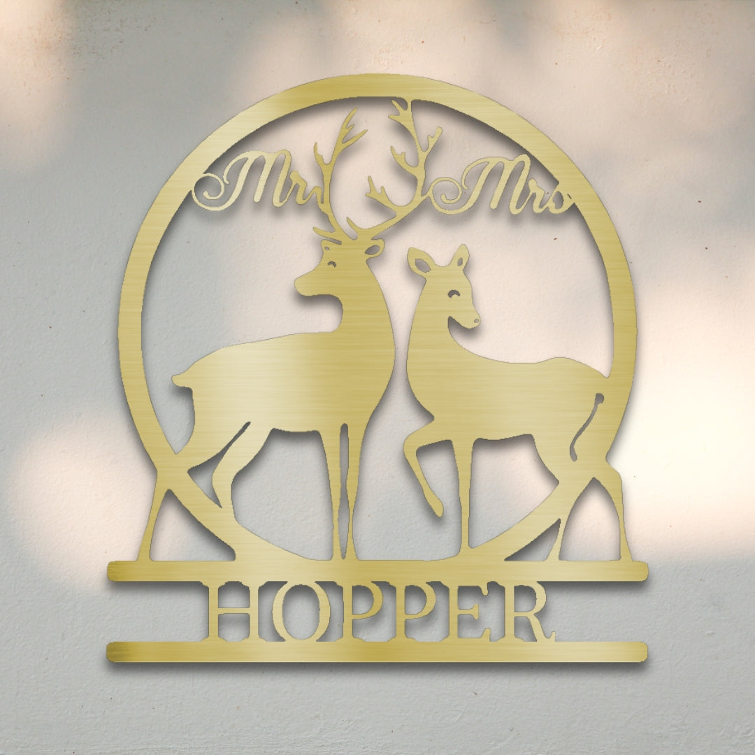 Buck & Doe Custom Metal Wall Art | Sovereign Metalworks