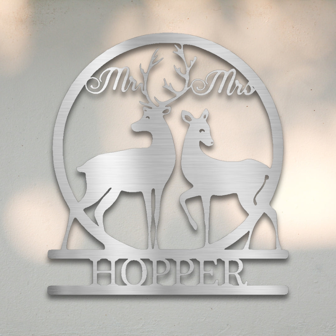 Buck & Doe Custom Metal Wall Art | Sovereign Metalworks