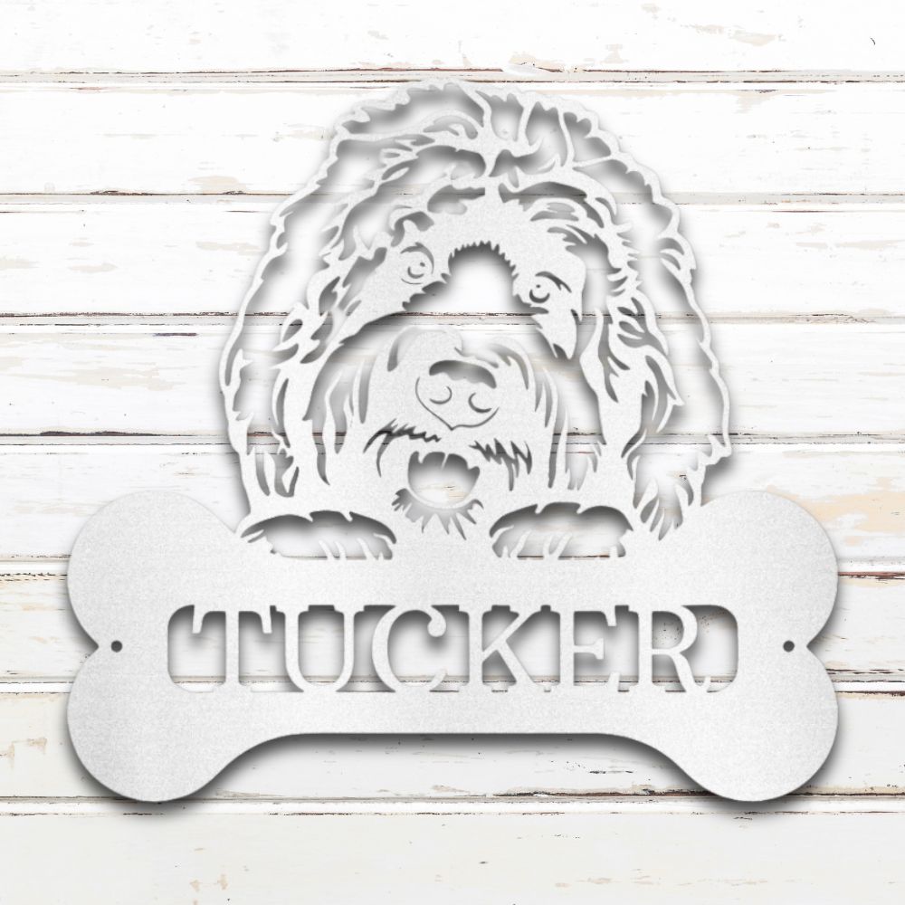 Pick Your Pup Custom Metal Wall Art (White) | Shop Custom Metal Signs & Wall Decor | Sovereign Metalworks