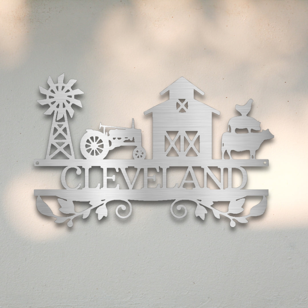 Farm Life Custom Metal Wall Art | Sovereign Metalworks