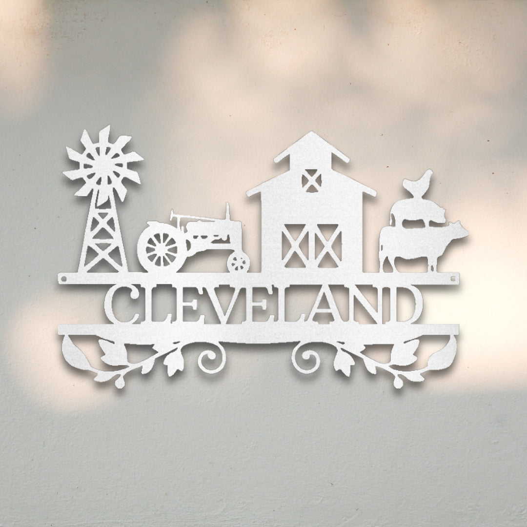 Farm Life Custom Metal Wall Art | Sovereign Metalworks