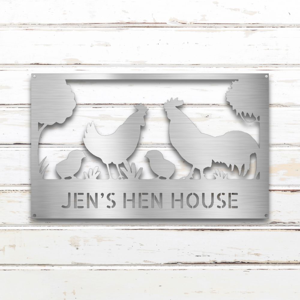 Hen House Custom Metal Wall Art | Sovereign Metalworks