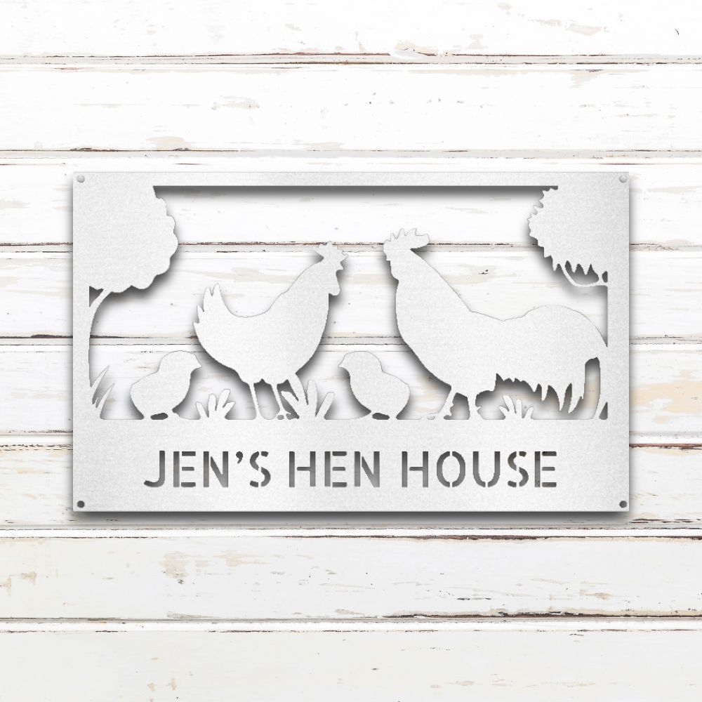 Hen House Custom Metal Wall Art | Sovereign Metalworks