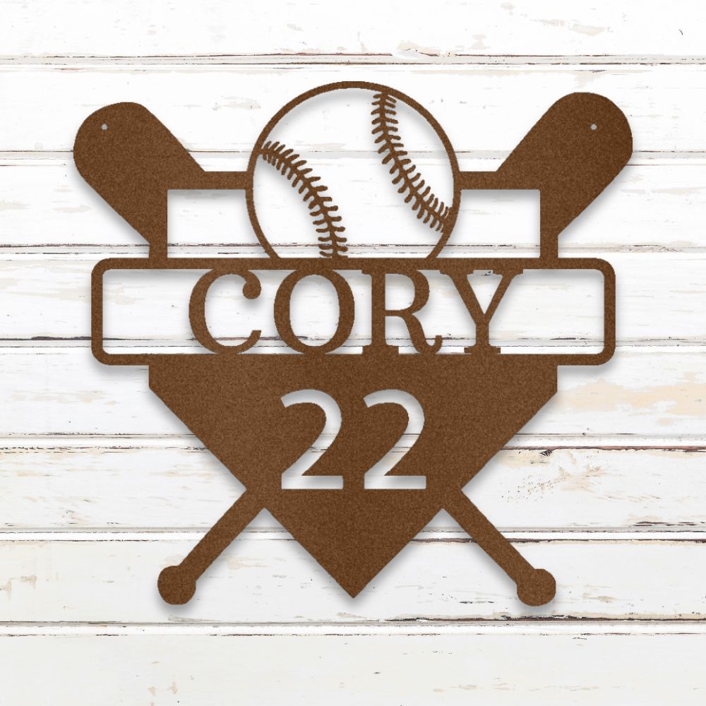 Home Plate Metal Wall Art (Copper) | Shop Custom Metal Signs & Wall Decor | Sovereign Metalworks