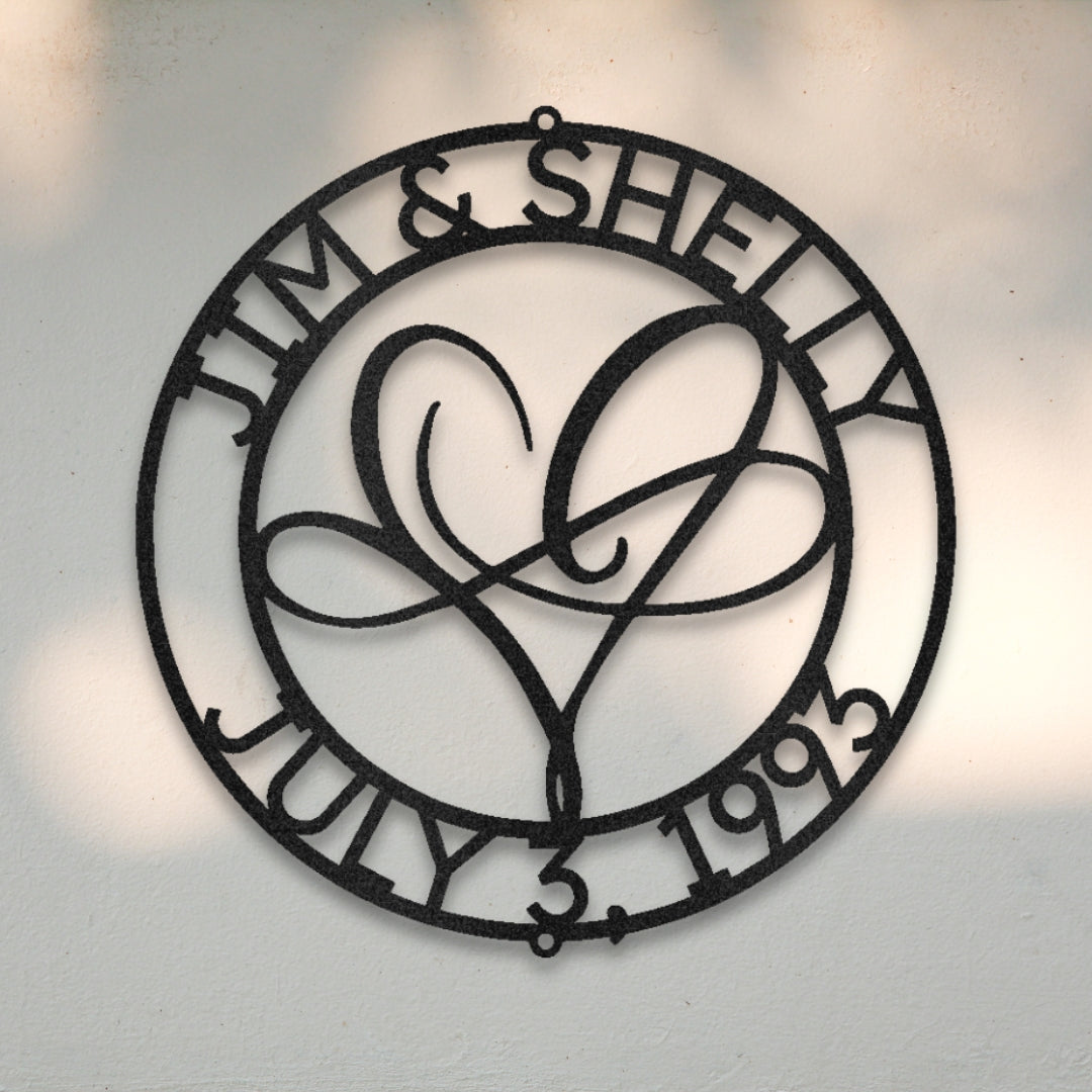 Infinite Love Custom Metal Wall Art | Sovereign Metalworks