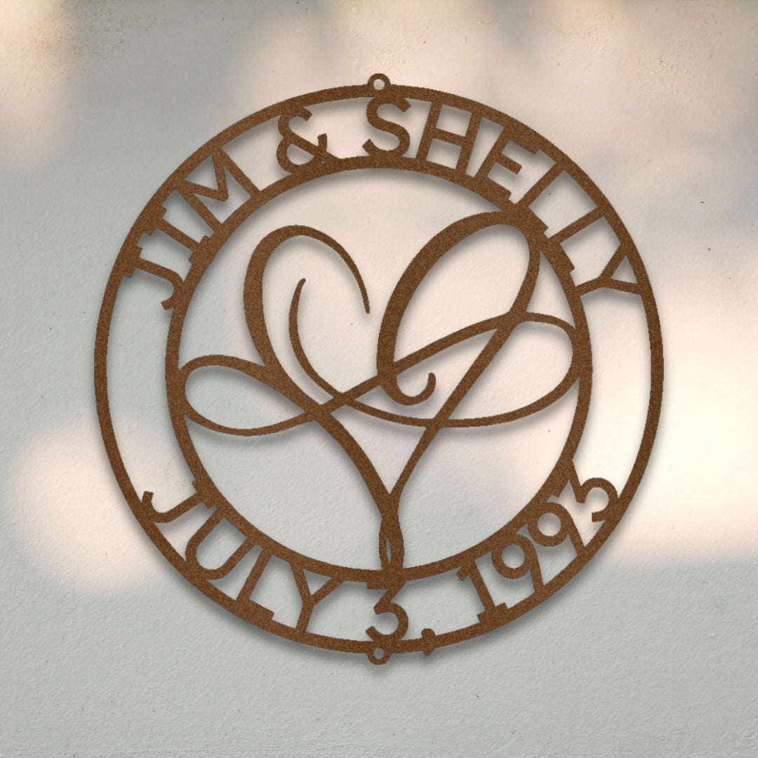 Infinite Love Custom Metal Wall Art | Sovereign Metalworks