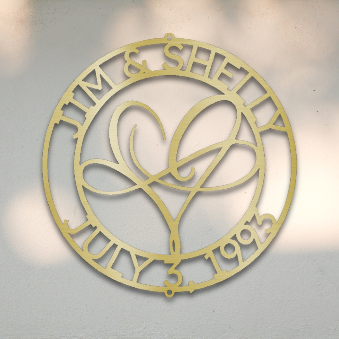 Infinite Love Custom Metal Wall Art | Sovereign Metalworks