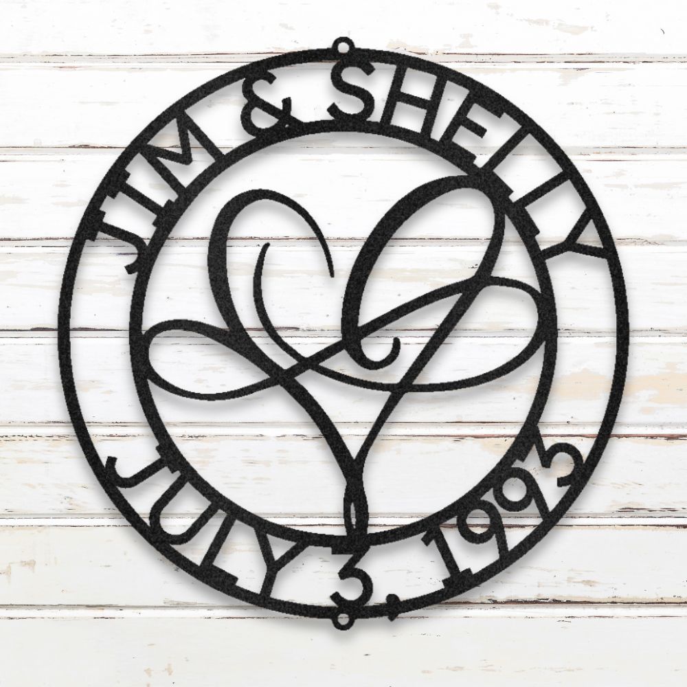 Infinite Love Custom Metal Wall Art