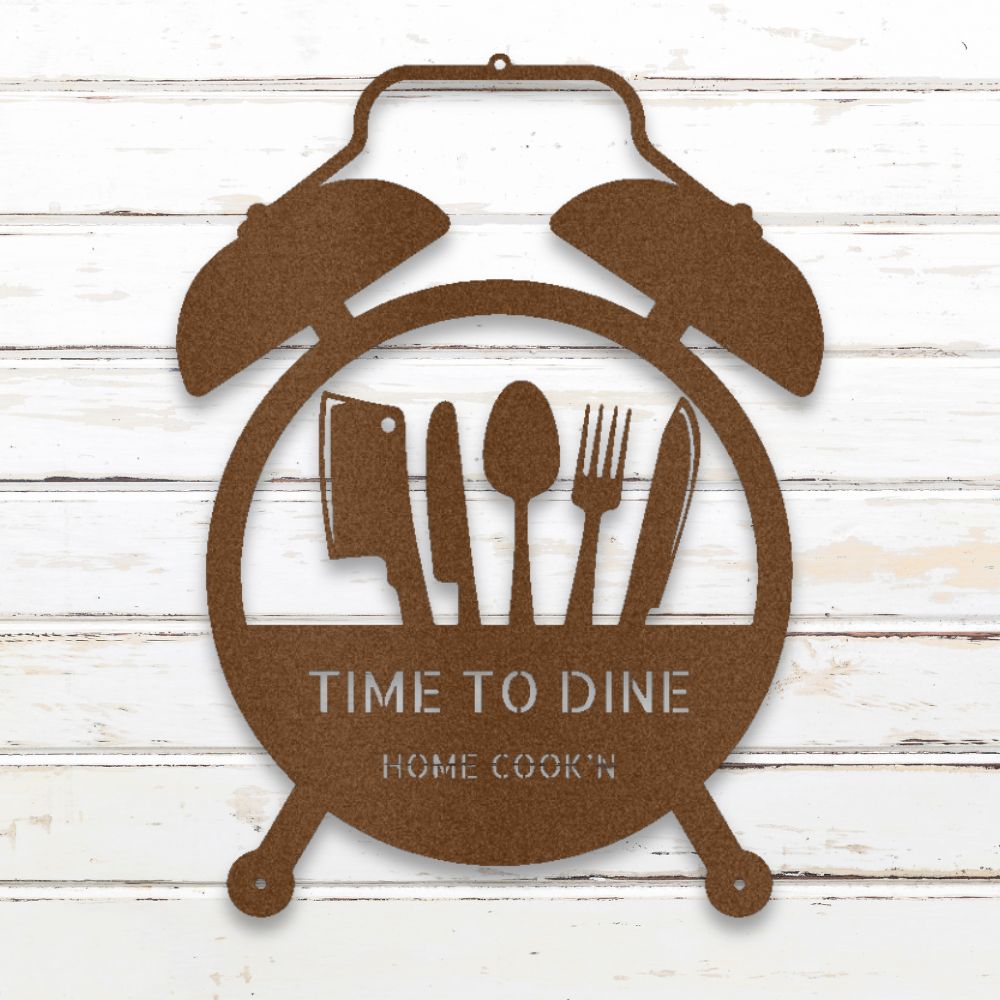 Kitchen Timer Metal Wall Art (Copper) | Shop Custom Metal Signs & Wall Decor | Sovereign Metalworks