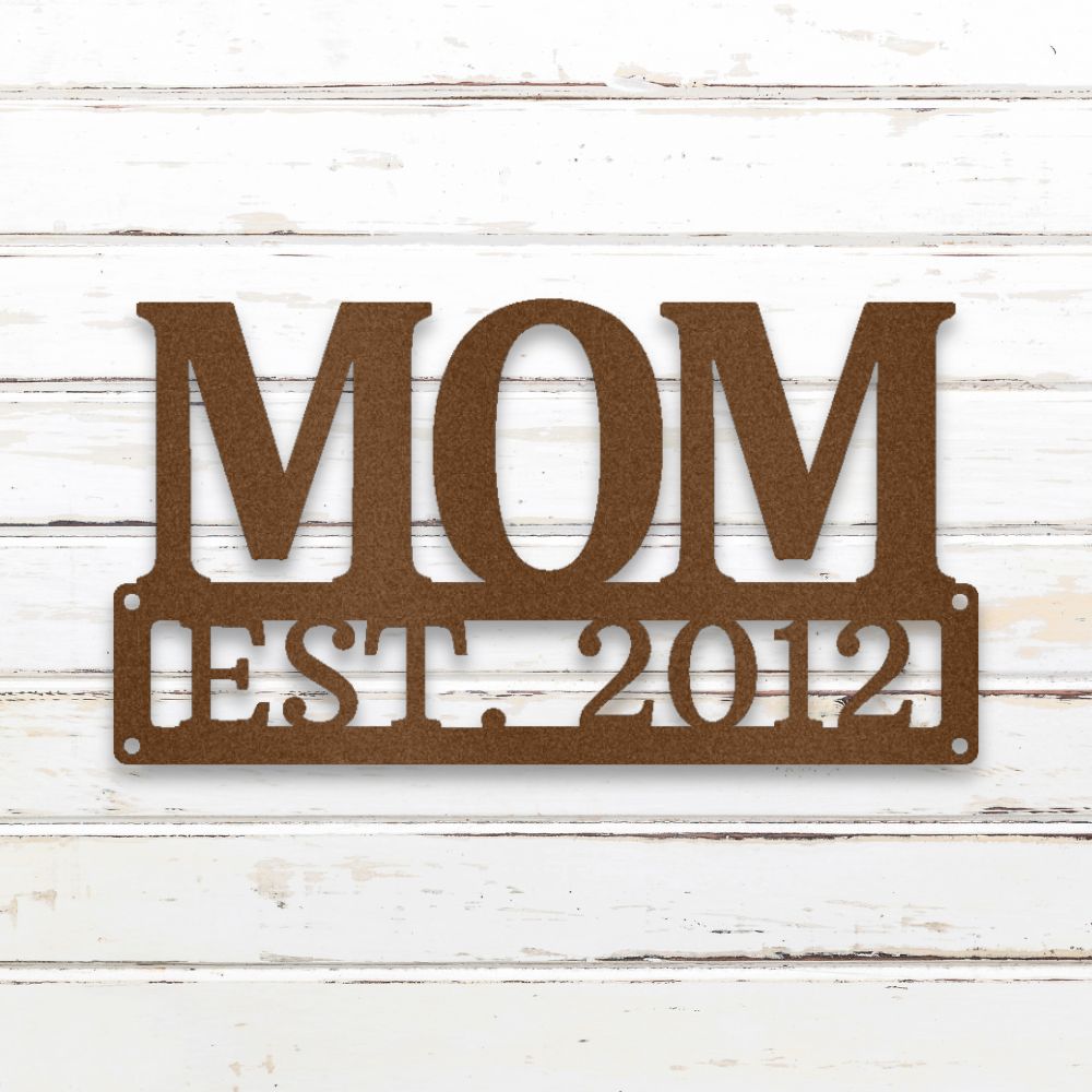 Mother's Day II Metal Wall Art (Copper) | Shop Custom Metal Signs & Wall Decor | Sovereign Metalworks