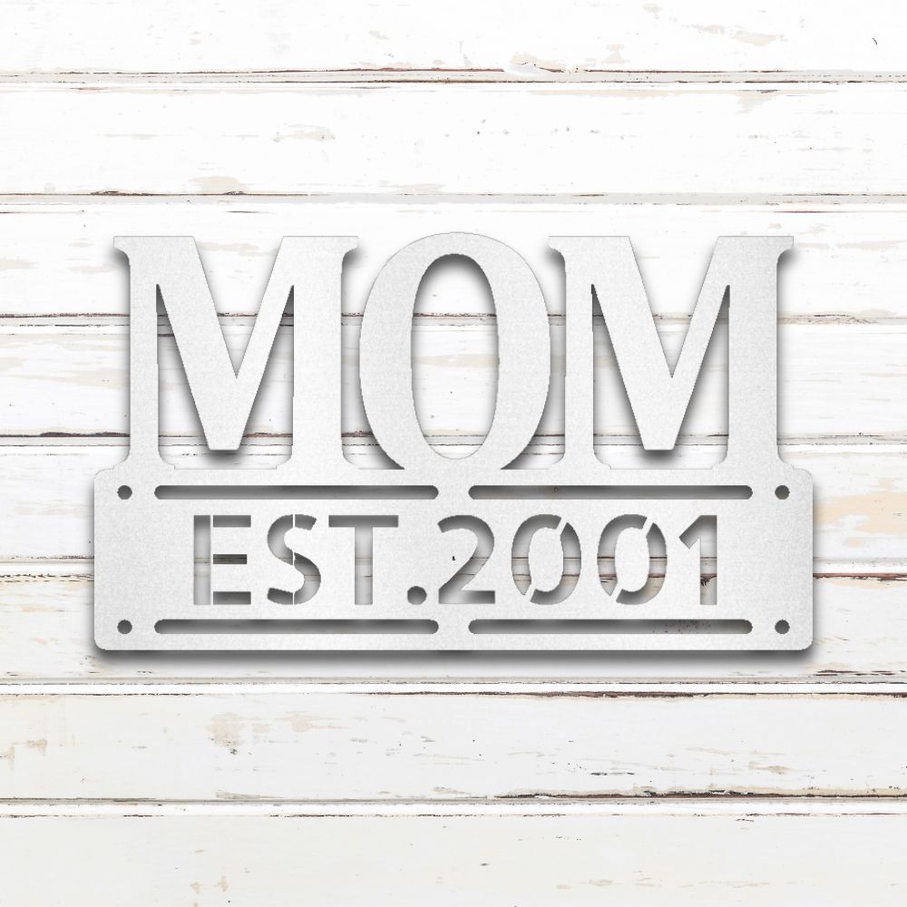 Mother's Day I Metal Wall Art (White) | Shop Custom Metal Signs & Wall Decor | Sovereign Metalworks