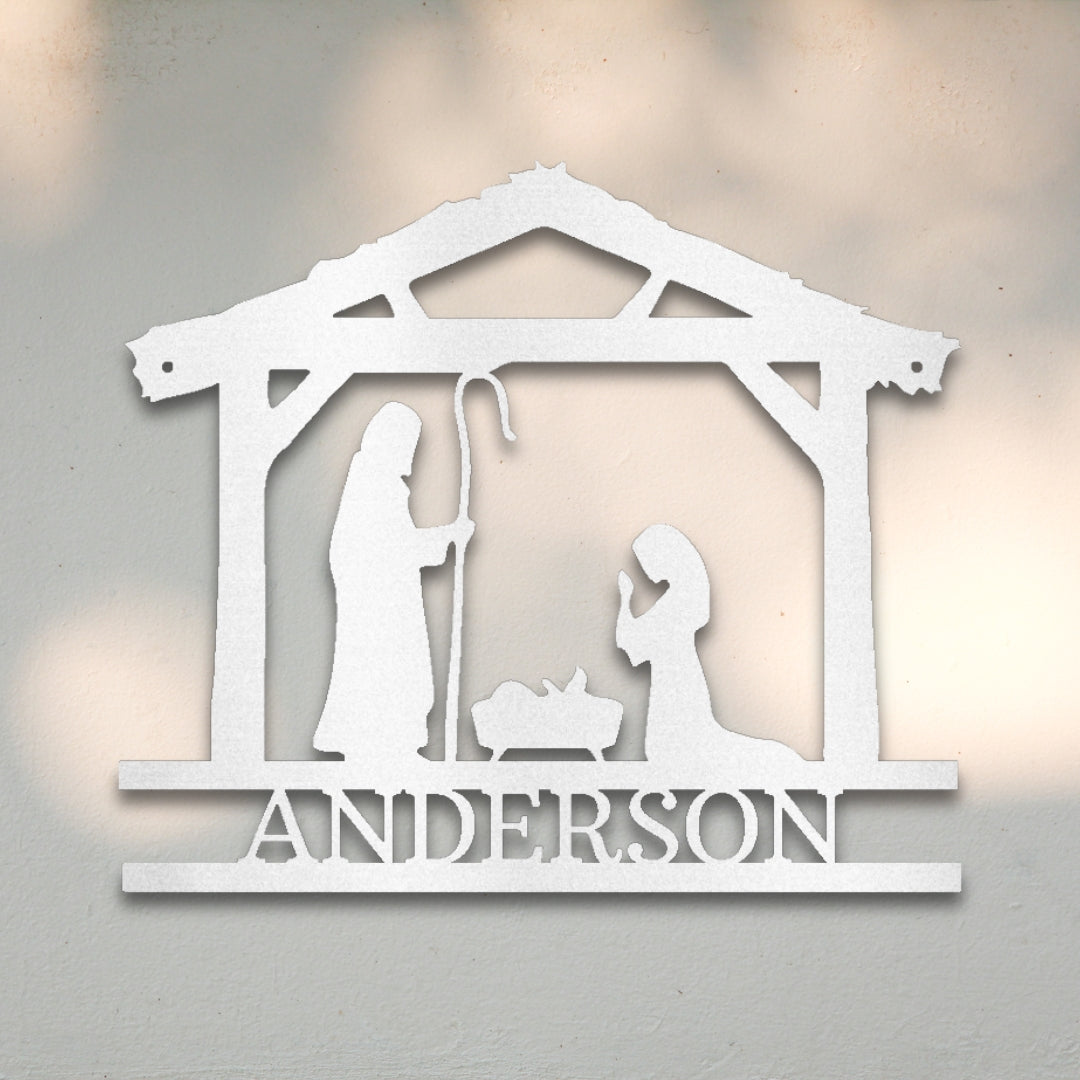 Nativity I Custom Metal Wall Art | Sovereign Metalworks