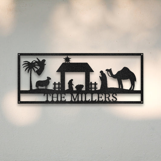 Nativity II Custom Metal Wall Art | Sovereign Metalworks