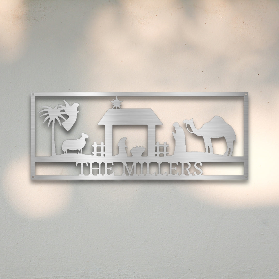 Nativity II Custom Metal Wall Art | Sovereign Metalworks