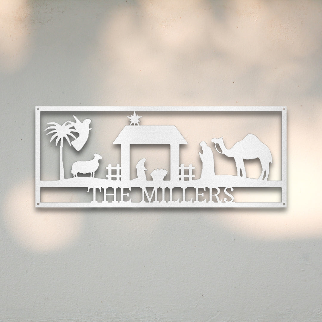 Nativity II Custom Metal Wall Art | Sovereign Metalworks