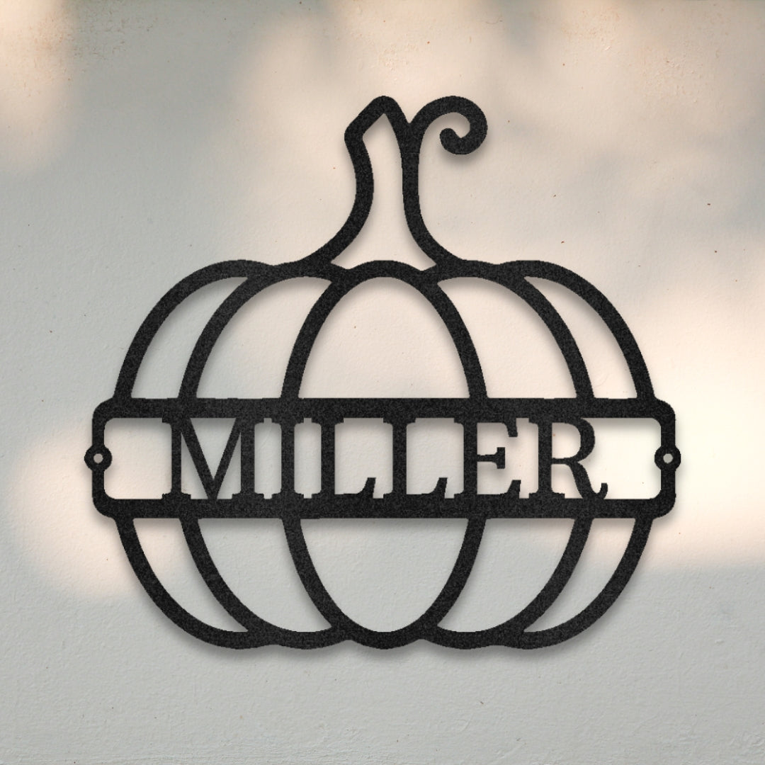 Pumpkin II Custom Metal Wall Art | Sovereign Metalworks