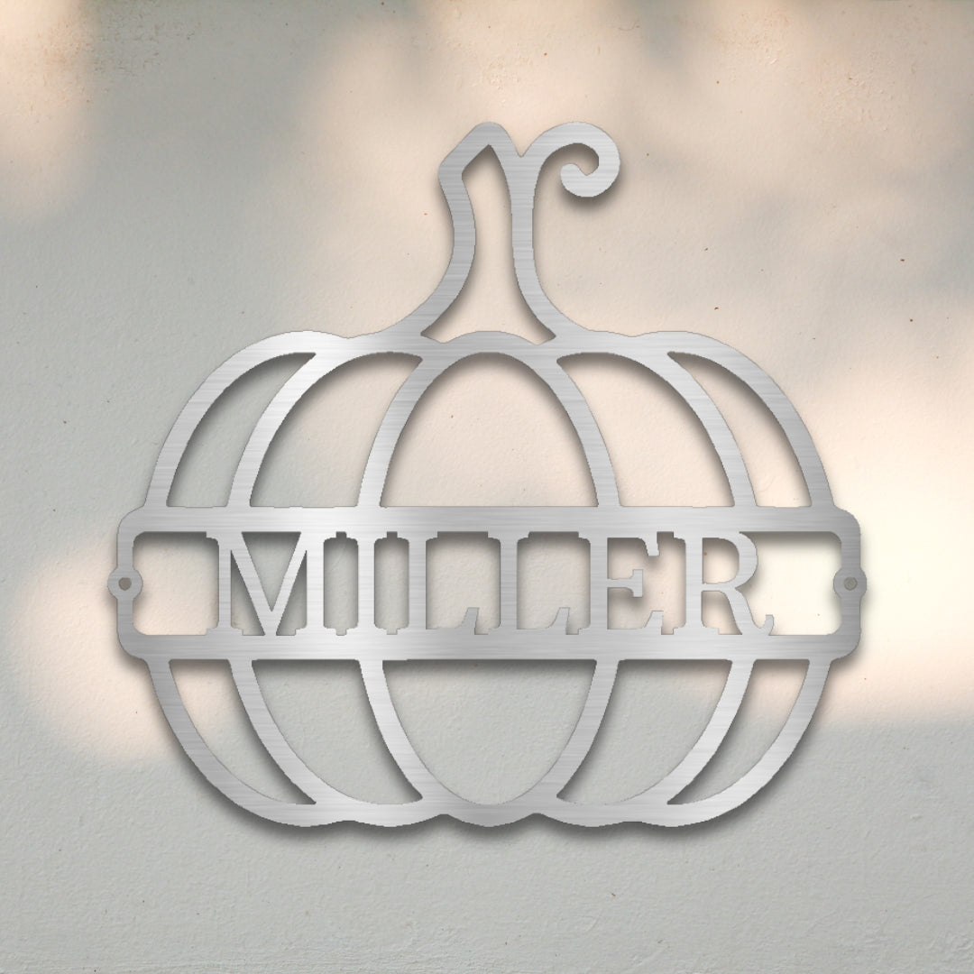 Pumpkin II Custom Metal Wall Art | Sovereign Metalworks