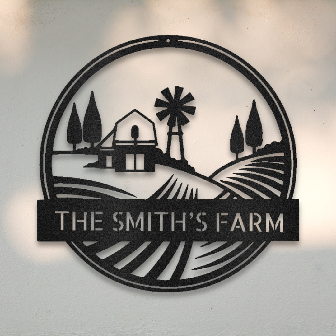 Rolling Fields Custom Metal Wall Art | Sovereign Metalworks