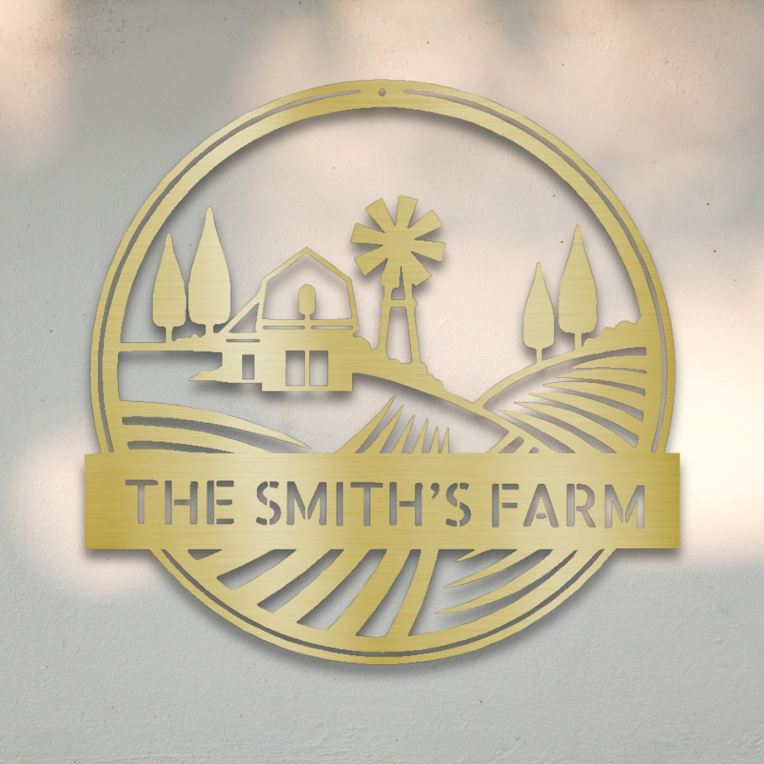Rolling Fields Custom Metal Wall Art | Sovereign Metalworks