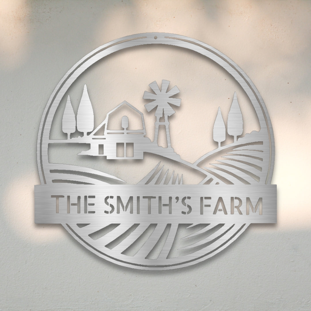 Rolling Fields Custom Metal Wall Art | Sovereign Metalworks