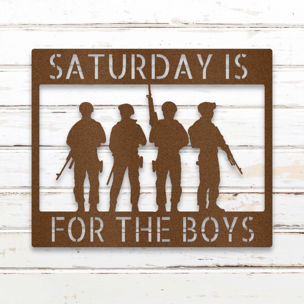 Soldiers Metal Wall Art (Copper) | Shop Custom Metal Signs & Wall Art | Sovereign Metalworks