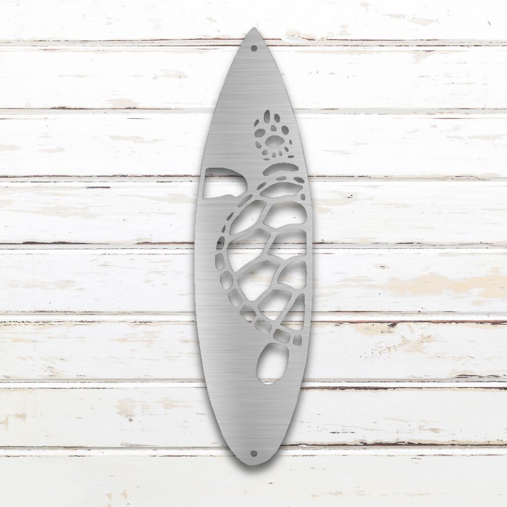 Turtle Surfboard | Metal Wall Art - Sovereign Metalworks