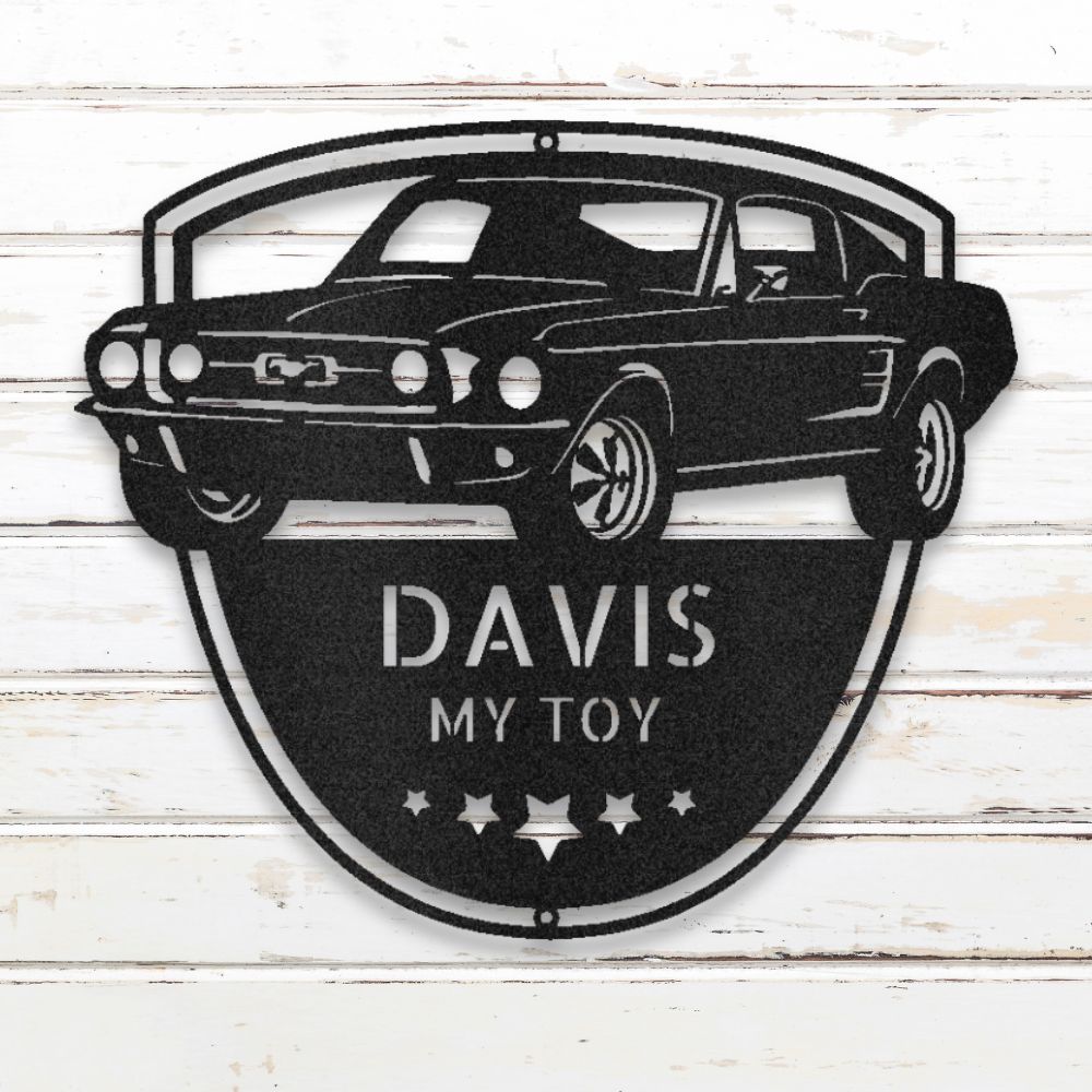 Vintage Horsepower Metal Wall Art (Black) | Shop Custom Metal Signs & Wall Decor | Sovereign Metalworks
