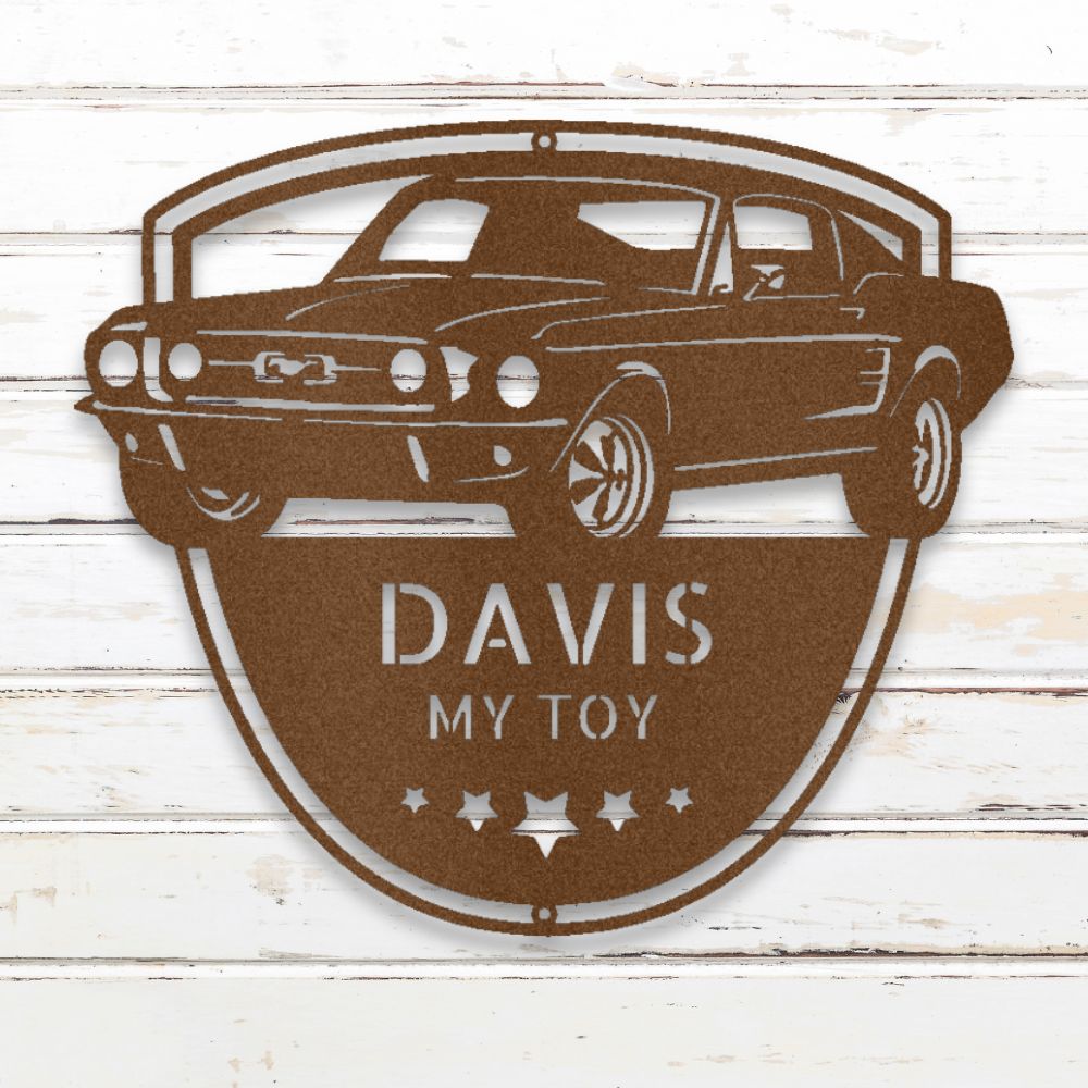 Vintage Horsepower Metal Wall Art (Copper) | Shop Custom Metal Signs & Wall Decor | Sovereign Metalworks