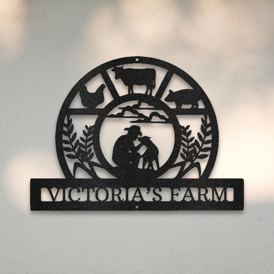 Farmer's Harvest Custom Metal Wall Art | Sovereign Metalworks