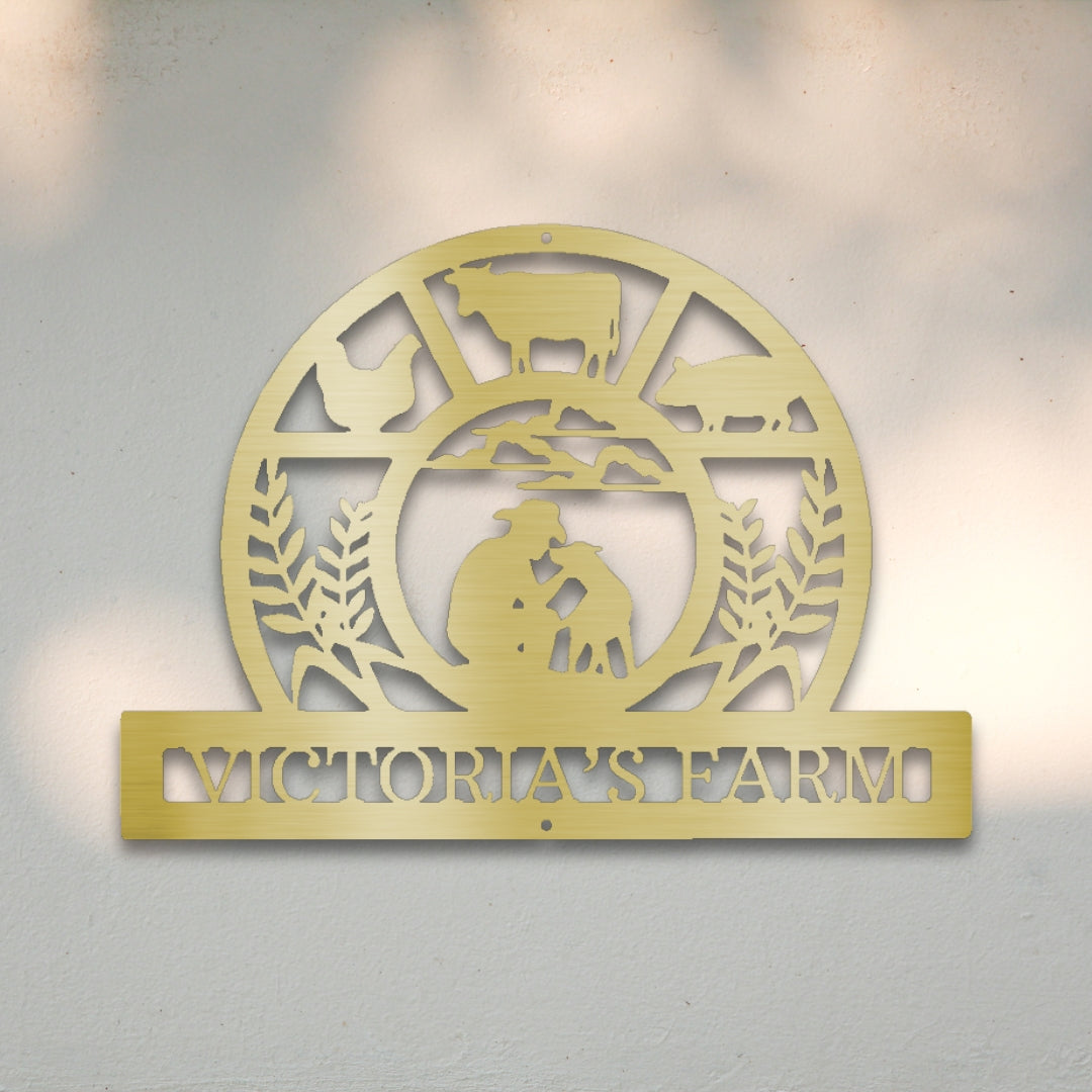 Farmer's Harvest Custom Metal Wall Art | Sovereign Metalworks