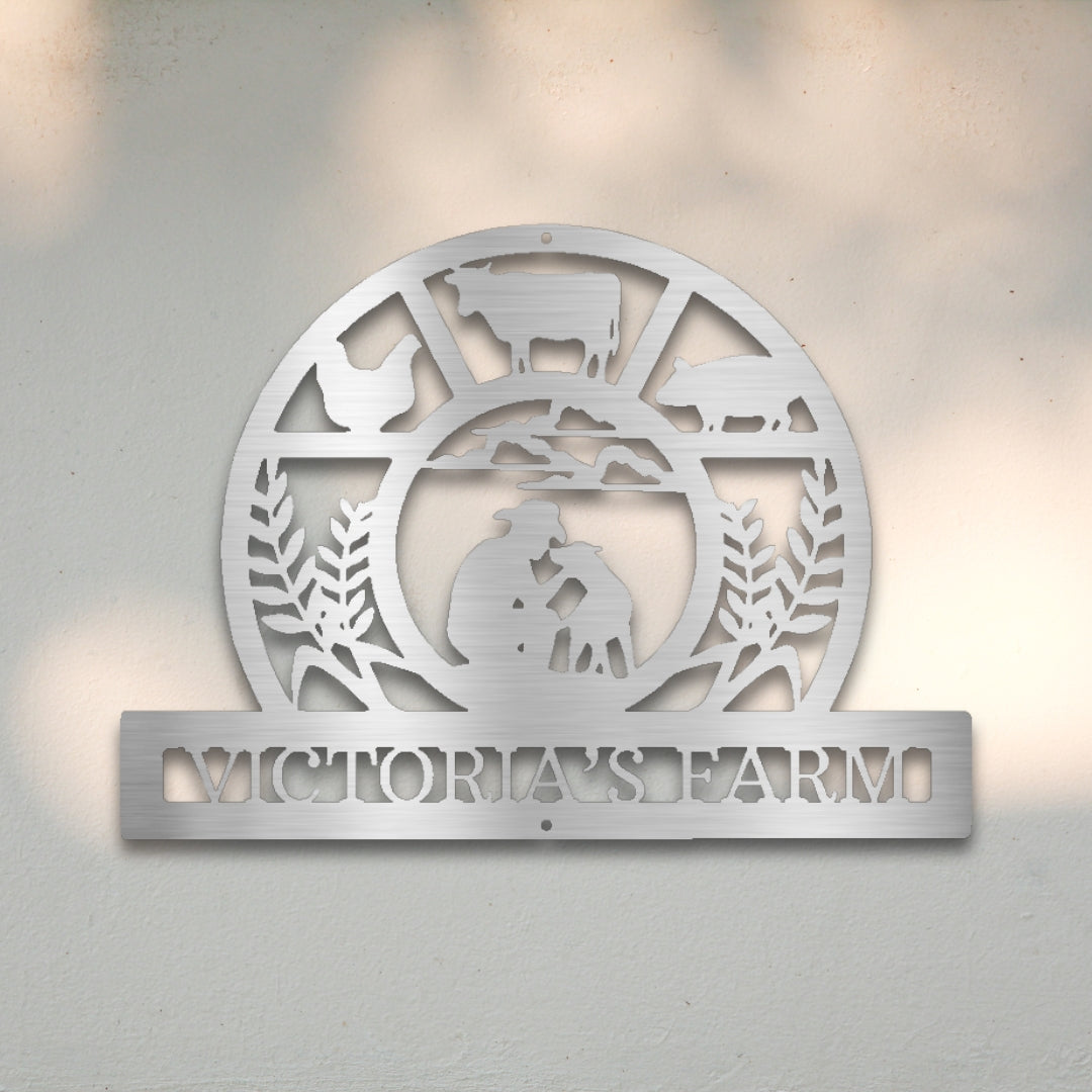 Farmer's Harvest Custom Metal Wall Art | Sovereign Metalworks