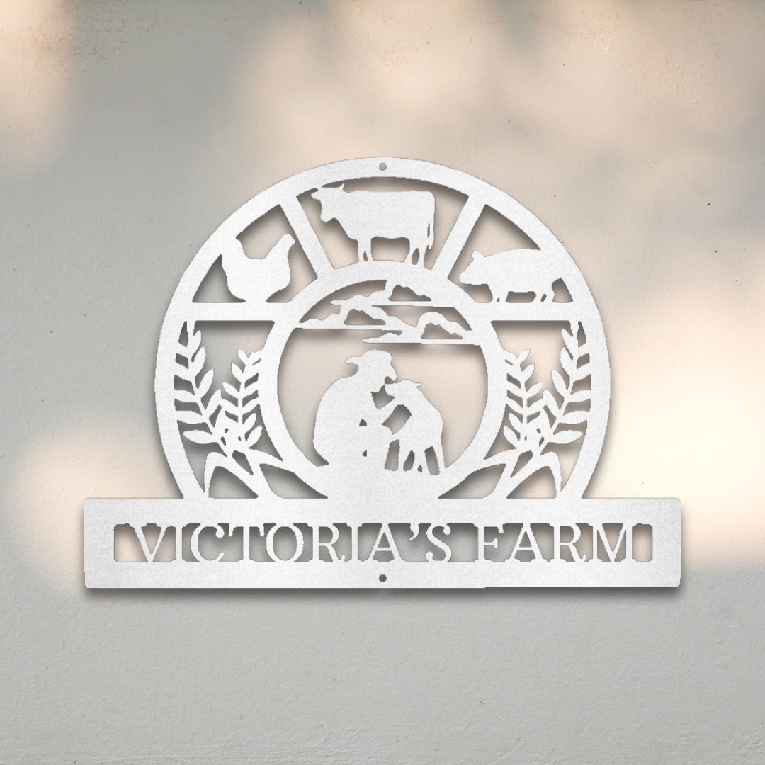 Farmer's Harvest Custom Metal Wall Art | Sovereign Metalworks